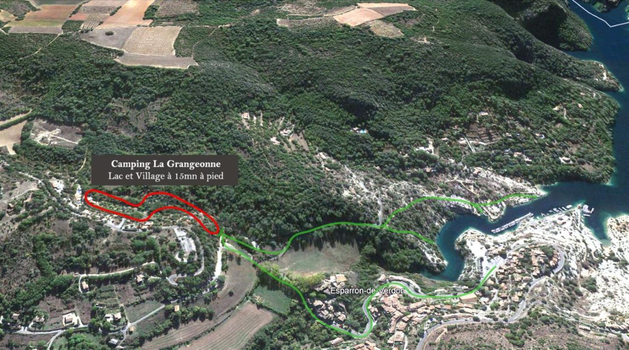 Camping La Grangeonne Esparron-de-Verdon Exteriér fotografie